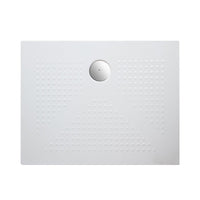 Piatto doccia rettangolare in ceramica 70x100 BIANCO OPACO H 3.6 cm - AFRICA