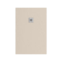 Piatto doccia in marmoresina rettangolare 75x120 cm SABBIA finitura pietra estasi LONDRA