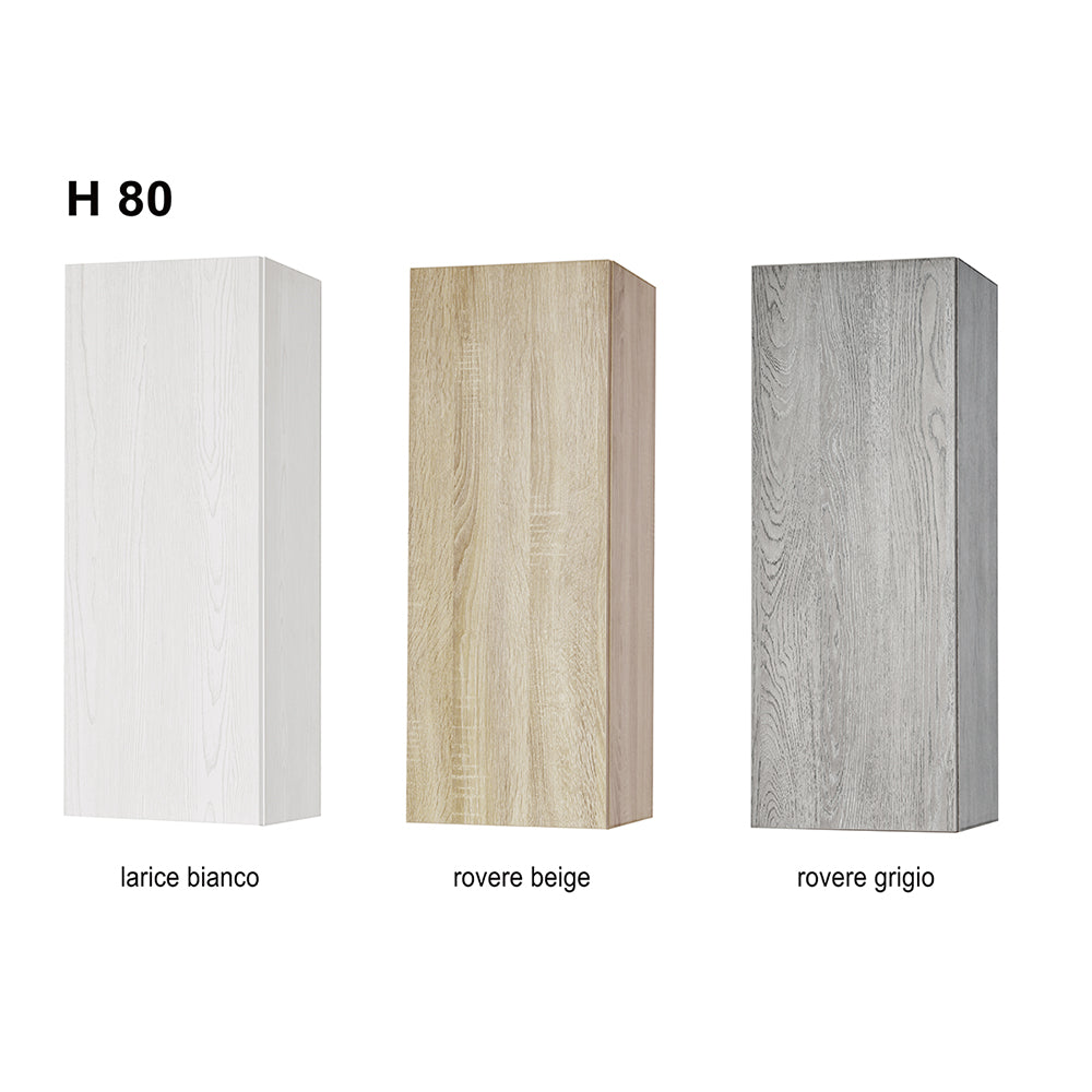Colonna bagno sospesa CONGRAZIA cm 80 Rovere Beige