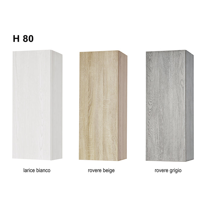 Colonna bagno sospesa CONGRAZIA cm 80 Rovere Beige