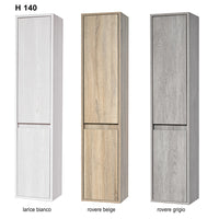 Colonna bagno sospesa CONGRAZIA cm 140 Larice Bianco