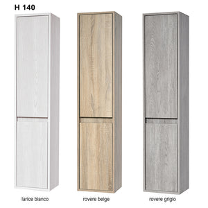 Colonna bagno sospesa CONGRAZIA cm 140 Larice Bianco