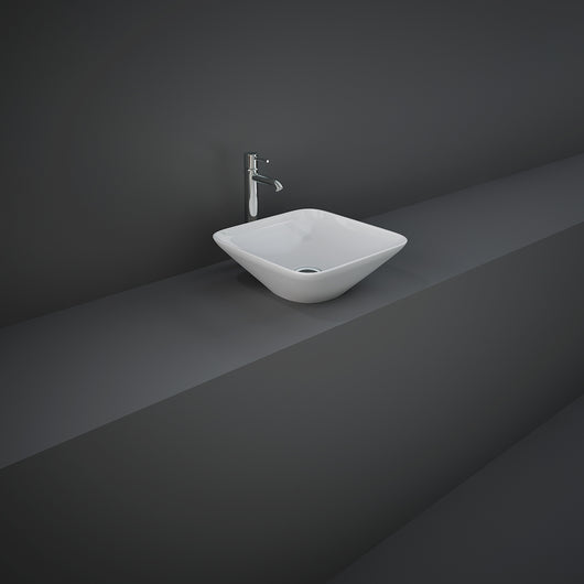 Lavabo appoggio quadrato Rak Ceramics - Bianco