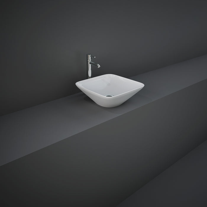 Lavabo appoggio quadrato Rak Ceramics - Bianco