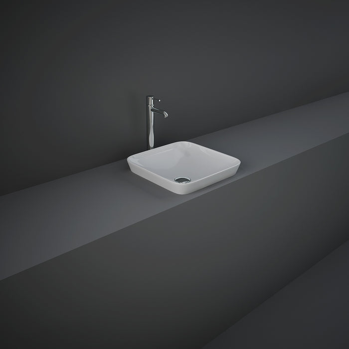 Lavabo incasso quadrato Rak Ceramics Bianco