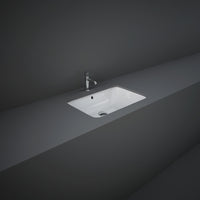 Lavabo sottopiano rettangolare Rak Ceramics Bianco