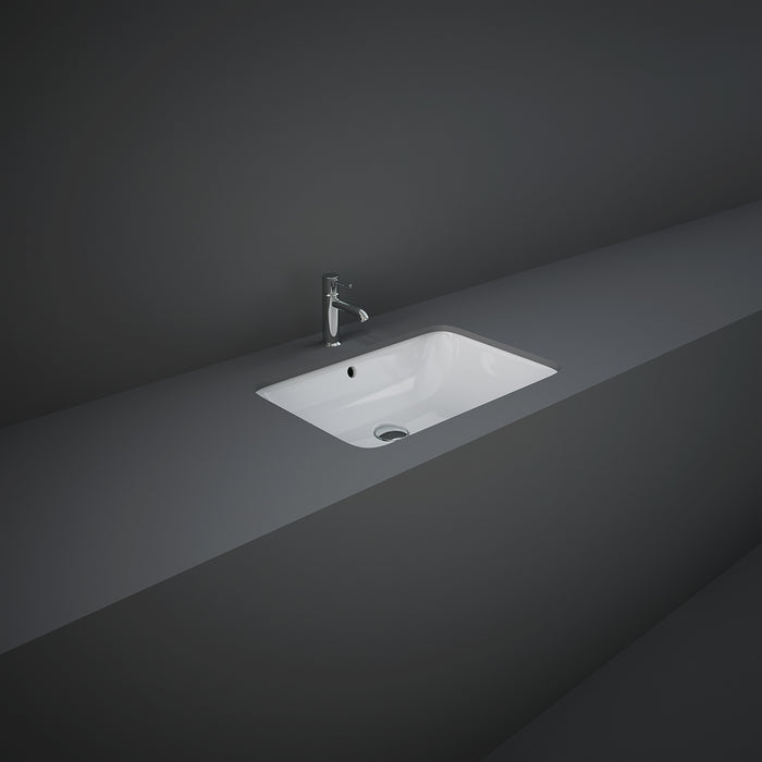 Lavabo sottopiano rettangolare Rak Ceramics Bianco