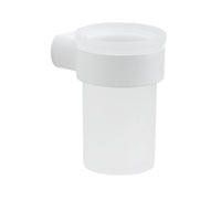 Portaspazzolini da muro in ottone e Cromall PI10 Gedy serie PIRENEI Bianco Opaco