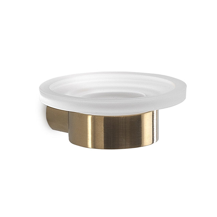 Portasapone da muro in ottone e Cromall PI11 Gedy serie PIRENEI Oro Matt