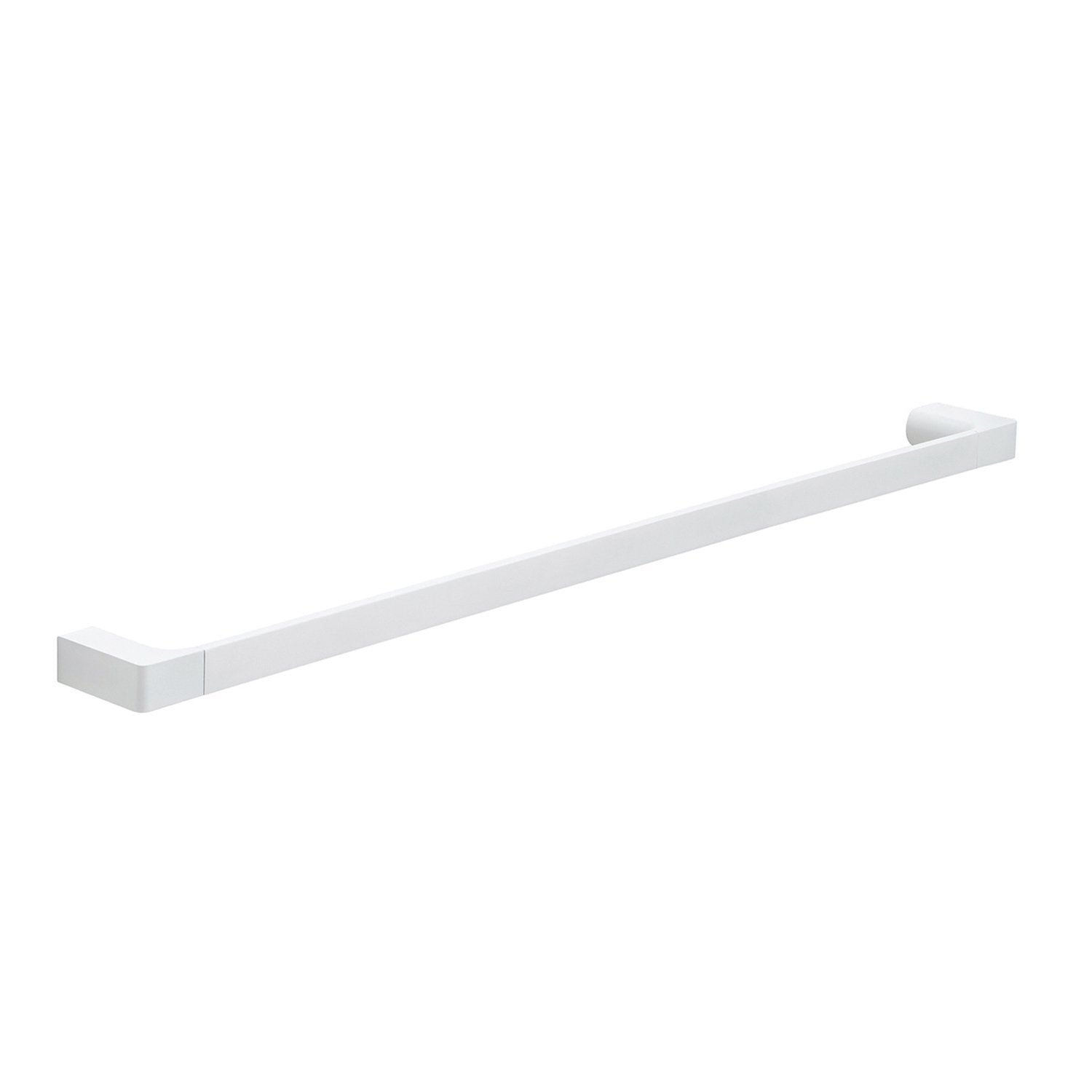 Portasalviette cm 80 da muro in ottone e Cromall PI21-80 Gedy serie PIRENEI Bianco Opaco