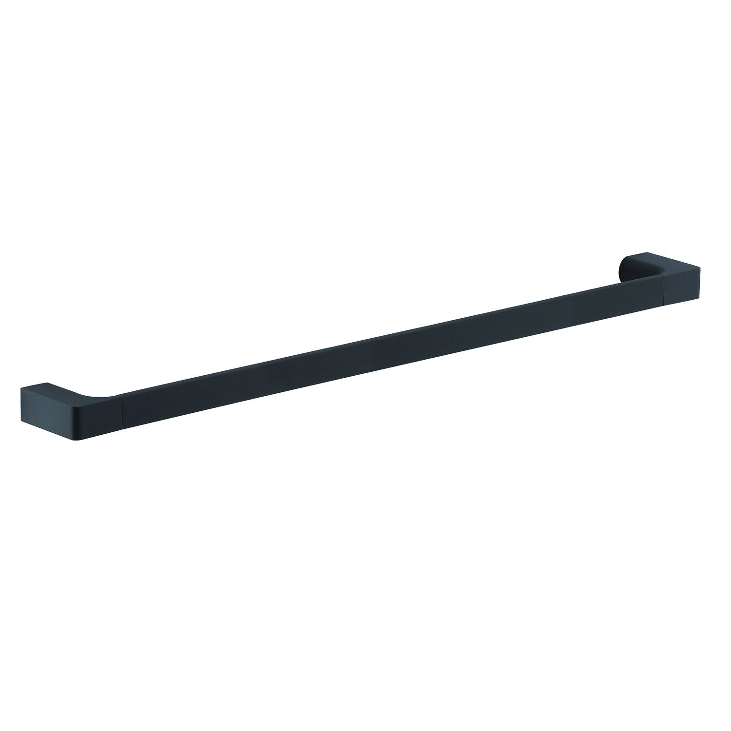 Portasalviette cm 80 da muro in ottone e Cromall PI21-80 Gedy serie PIRENEI Nero Opaco