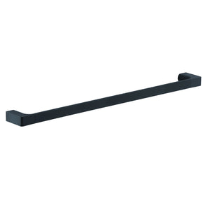 Portasalviette cm 80 da muro in ottone e Cromall PI21-80 Gedy serie PIRENEI Nero Opaco