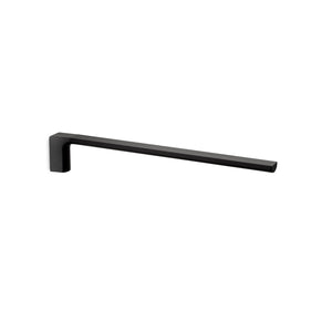 Portasalviette fisso a 1 braccio da muro in ottone e Cromall PI22 Gedy serie PIRENEI Nero Opaco