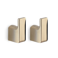 2 Appendiabiti da muro in ottone e Cromall PI27 Gedy serie PIRENEI Oro