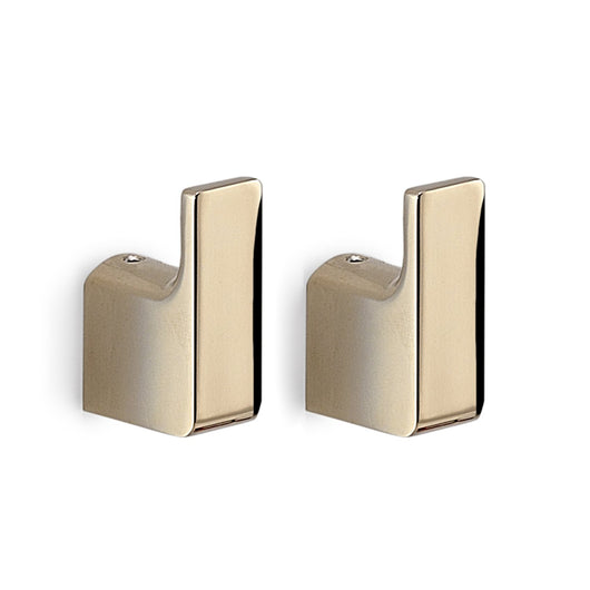 2 Appendiabiti da muro in ottone e Cromall PI27 Gedy serie PIRENEI Oro