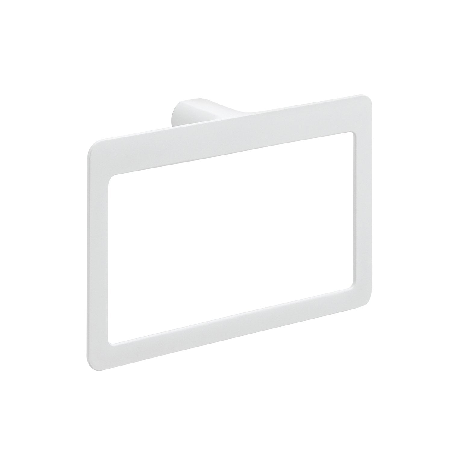 Portasalviette ad anello da muro in ottone e Cromall PI70 Gedy serie PIRENEI Bianco Opaco