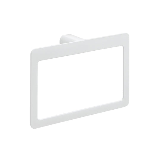 Portasalviette ad anello da muro in ottone e Cromall PI70 Gedy serie PIRENEI Bianco Opaco