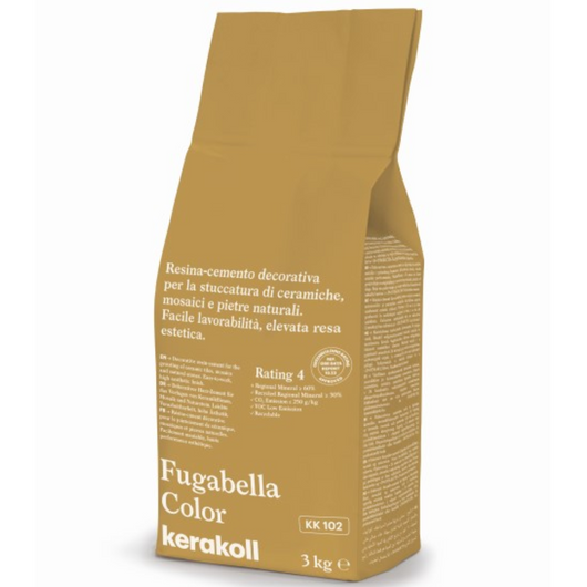 Stucco ibrido piastrelle fugabella impermeabile resistente confezione 3 kg *** colore- kk 102, confezione 1