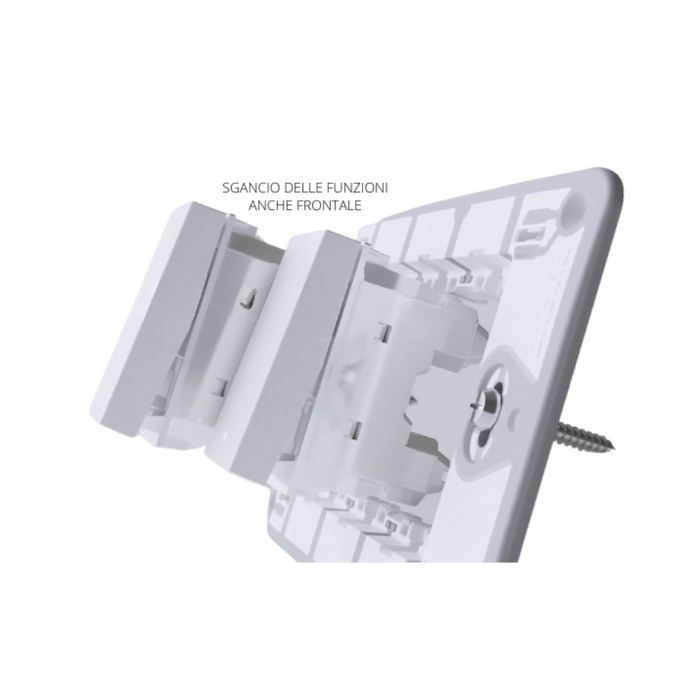 Bticino matixgo supporto per placche diverse modulazioni fissaggio con viti *** numero posti 3 moduli, confezione 1
