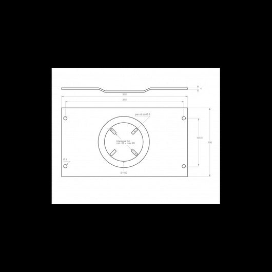 PIANO APPOGGIO MM.330X180