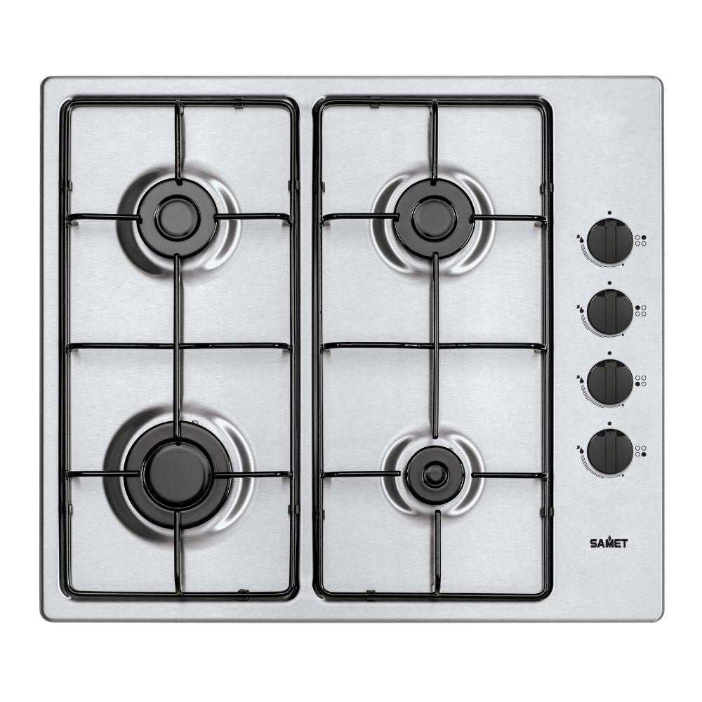 Piano cottura 4 fuochi inox Samet Ariane2025