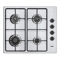 Piano cottura 4 fuochi inox Samet Ariane2025