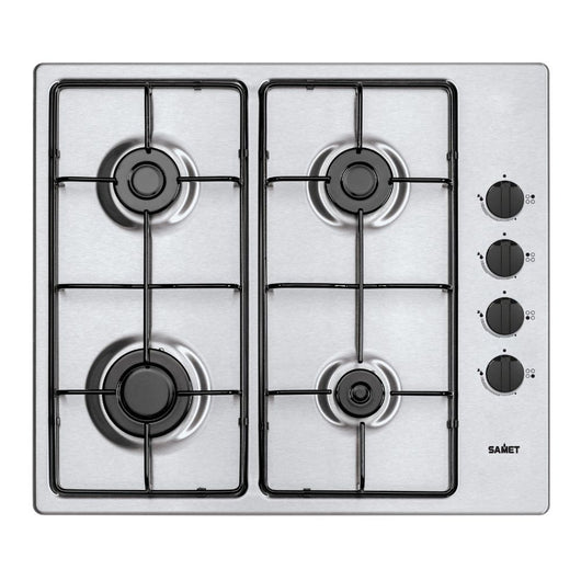 Piano cottura 4 fuochi inox Samet Ariane2025