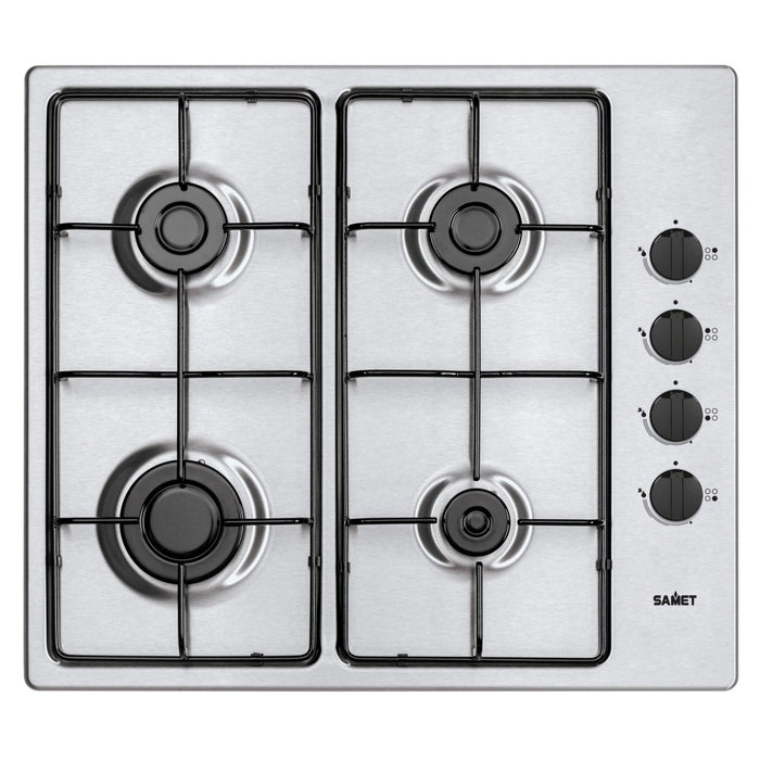 Piano cottura 4 fuochi inox Samet Ariane2025