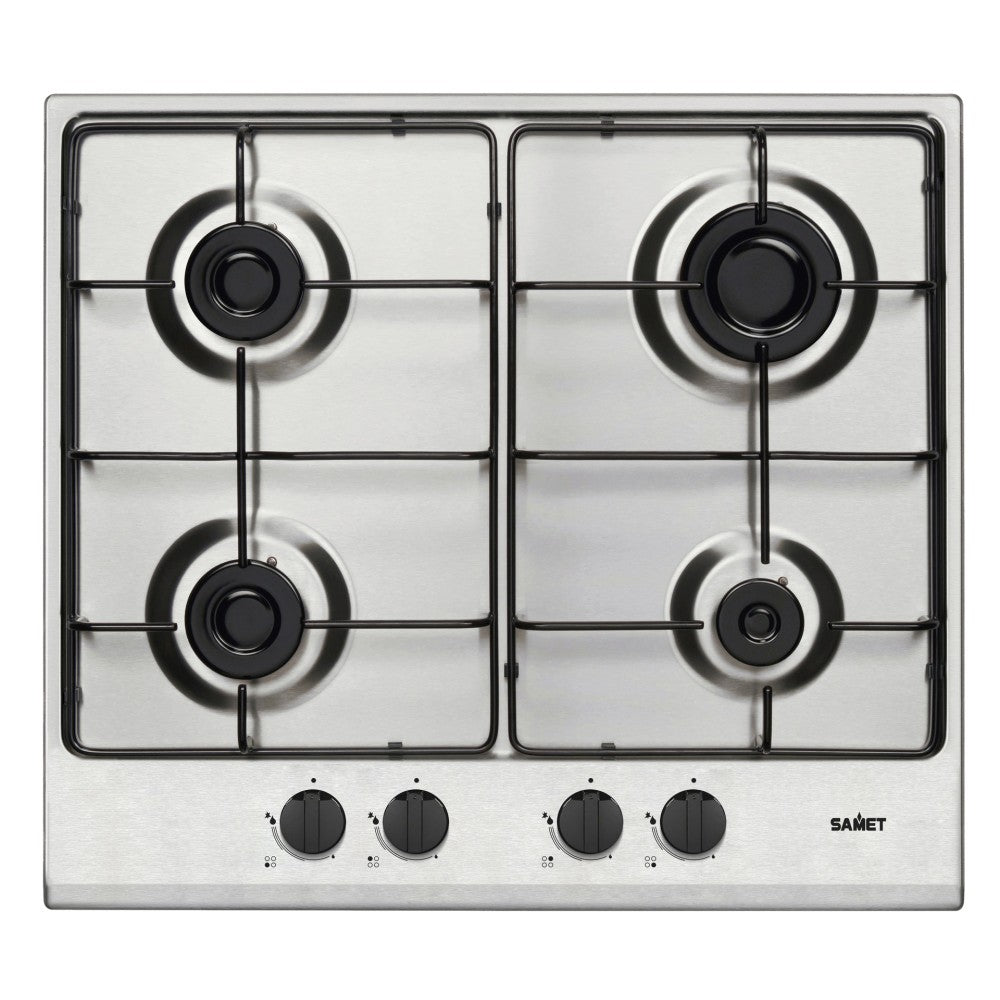 Piano cottura 4 fuochi inox Samet Circe2