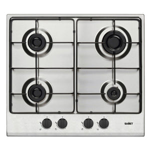 Piano cottura 4 fuochi inox Samet Circe2