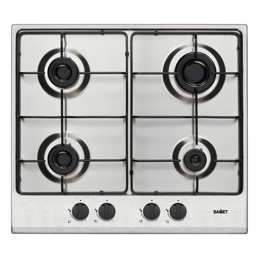Piano cottura 4 fuochi inox Samet Circe2