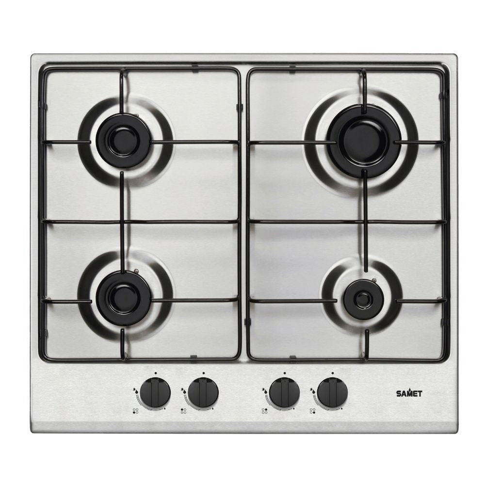 Piano cottura 4 fuochi inox Samet Circe2