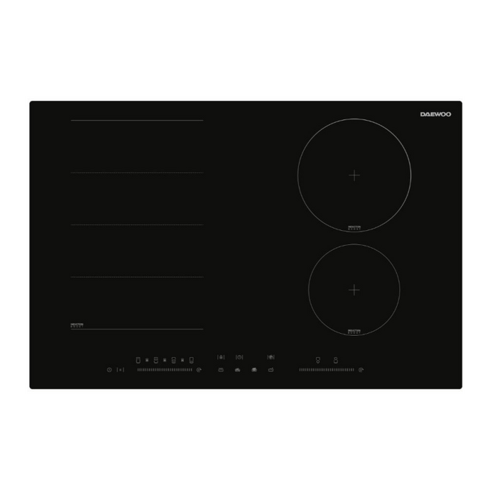 Piano cottura Daewoo H7IS50L1IT induzione 78 cm 6 zone nero