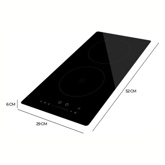 Piano cottura induzione 2 zone Bolero Squad I 2100 9 livelli di potenza