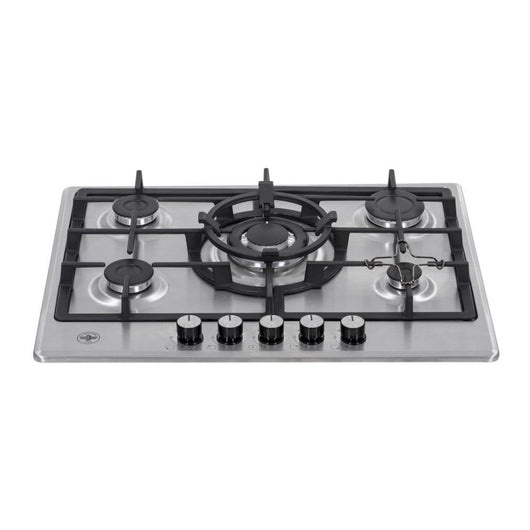 Piano cottura inox da 70 5 fuochi gas La Germania P705CLAGXV