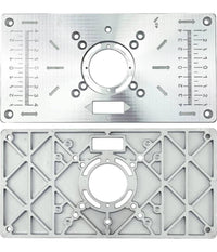 Piano Di Fresatura Router Piastra Per Fresatrice Verticale Con 4 Anelli Viti         