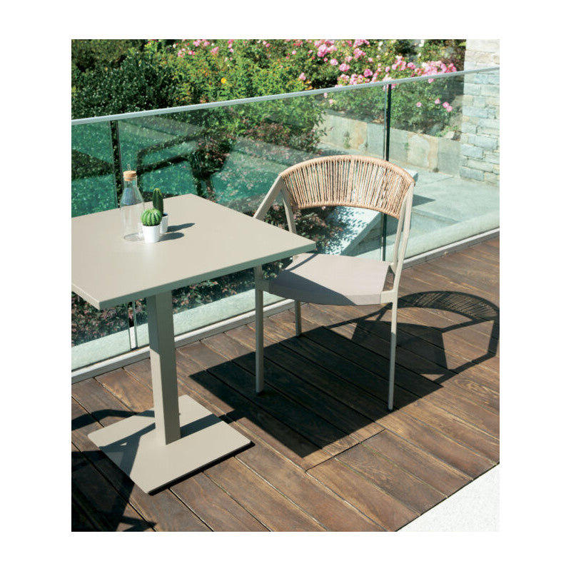 Piano In Alluminio 80X80 Tortora Moia