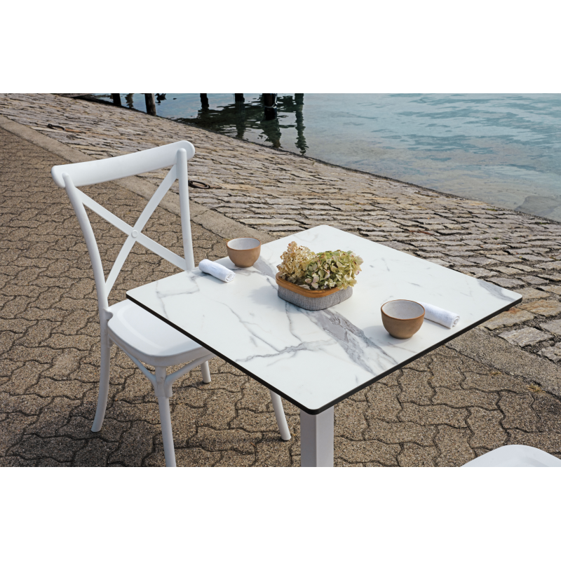 Piano In Hpl 70 X 70 Colore Marmo Moia