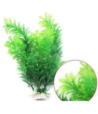 Pianta 30 Cm Piantina Artificiale Per Acquario Piante Finte Plastica Addobbi         