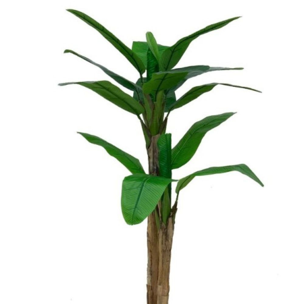 Pianta artificiale Banano 160h con vaso e 2 fusti