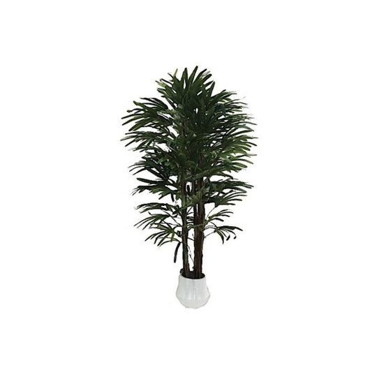 Pianta artificiale Fan Palm 140h 400 foglie con vaso