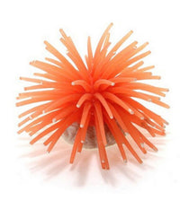 Pianta Finta Corallo Silicone Arancione Artificiale Per Decorazioni Acquario         