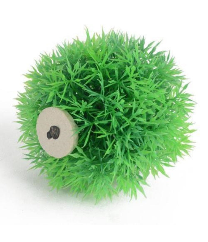 Pianta Piantina Artificiale Per Acquario Piante Finte Plastica Cespuglio Verde         