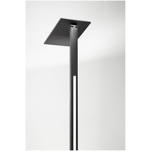 Piantana a Led QUADRA Nera in metallo H.180 cm Perenz
