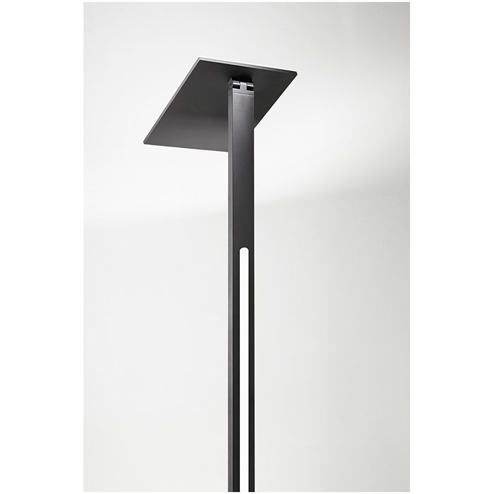 Piantana a Led QUADRA Nera in metallo H.180 cm Perenz