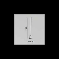 Piantana a Led SYNCRO Bianca in metallo H.168 cm Perenz