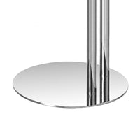 Piantana portasciugamani in acciaio cromato con braccia orientabili