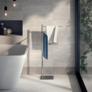 Piantana portasalviette Gedy in acciaio cromato | Trilly