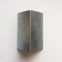 Piastra 90x90x3,5mm angolo da 90° in acciaio zincato