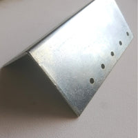 Piastra 90x90x3,5mm angolo da 90° in acciaio zincato